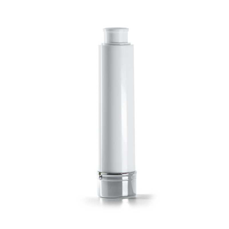 Frasco airless de plástico blanco para sérum, 10 ml