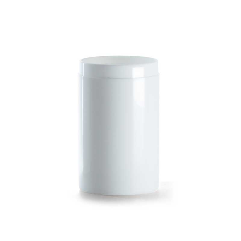 Frasco airless de plástico blanco, 30 ml