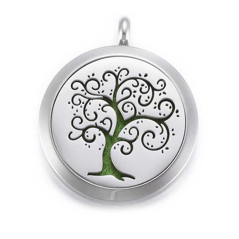 Colgante difusor, acero quirúrgico, árbol de la vida