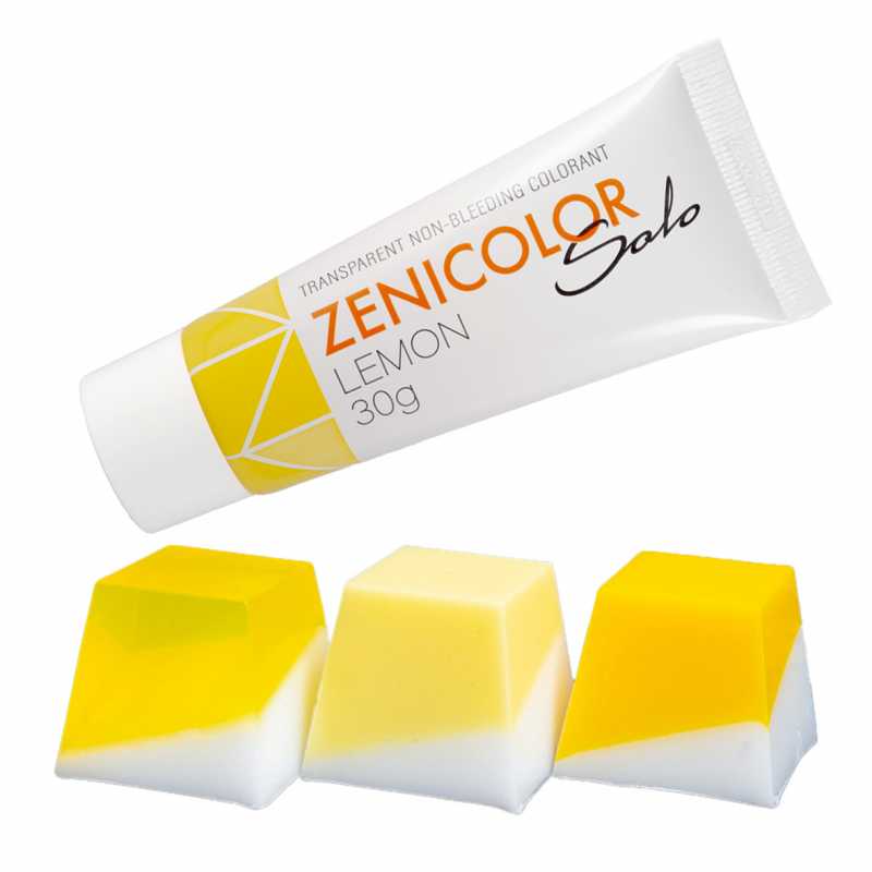 Colorante para base de jabón de glicerina, ZENICOLOR SOLO, Lemon, 30 g