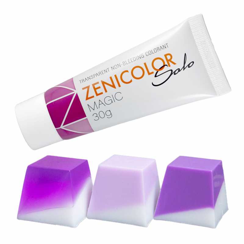 Colorante para base de jabón de glicerina, ZENICOLOR SOLO, Magic, 30 g