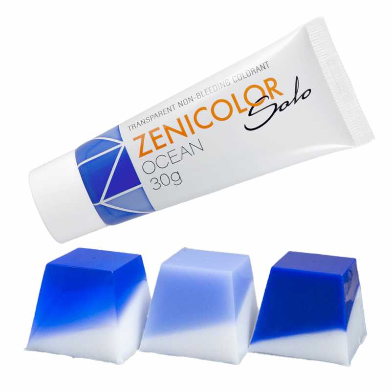 Colorante para base de jabón de glicerina, ZENICOLOR SOLO, Ocean, 30 g