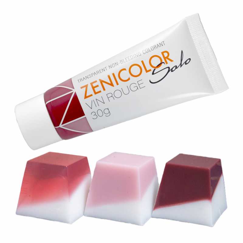 Colorante para base de jabón de glicerina, ZENICOLOR SOLO, Vin Rouge, 30 g