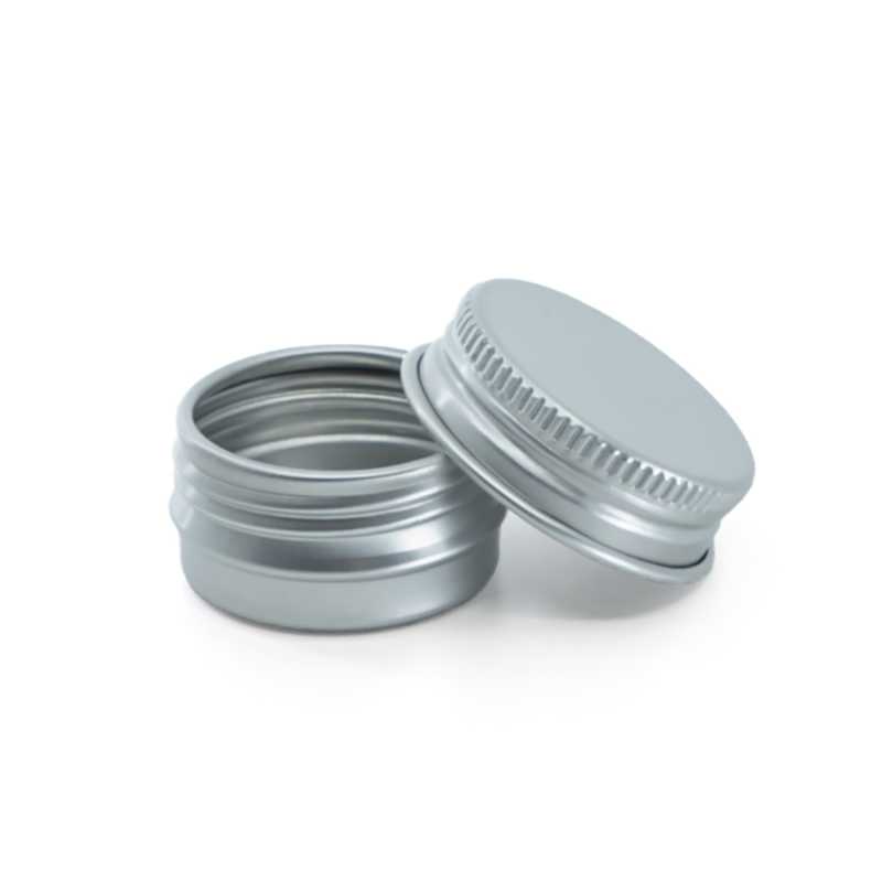 Tarro aluminio plata, 5 ml, 29 mm