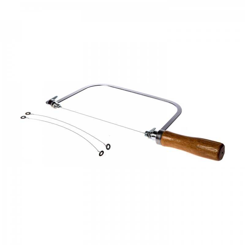 Cuchillo de corte para jabones y velas, mango de madera