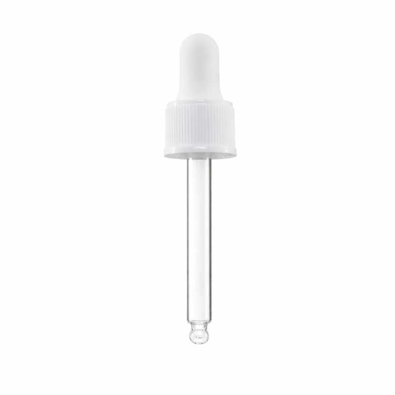 Pipeta blanca mate, 71 mm