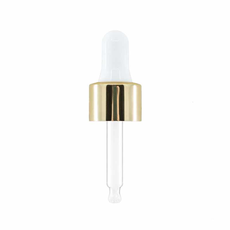 Gotero, blanco dorado, 44 mm