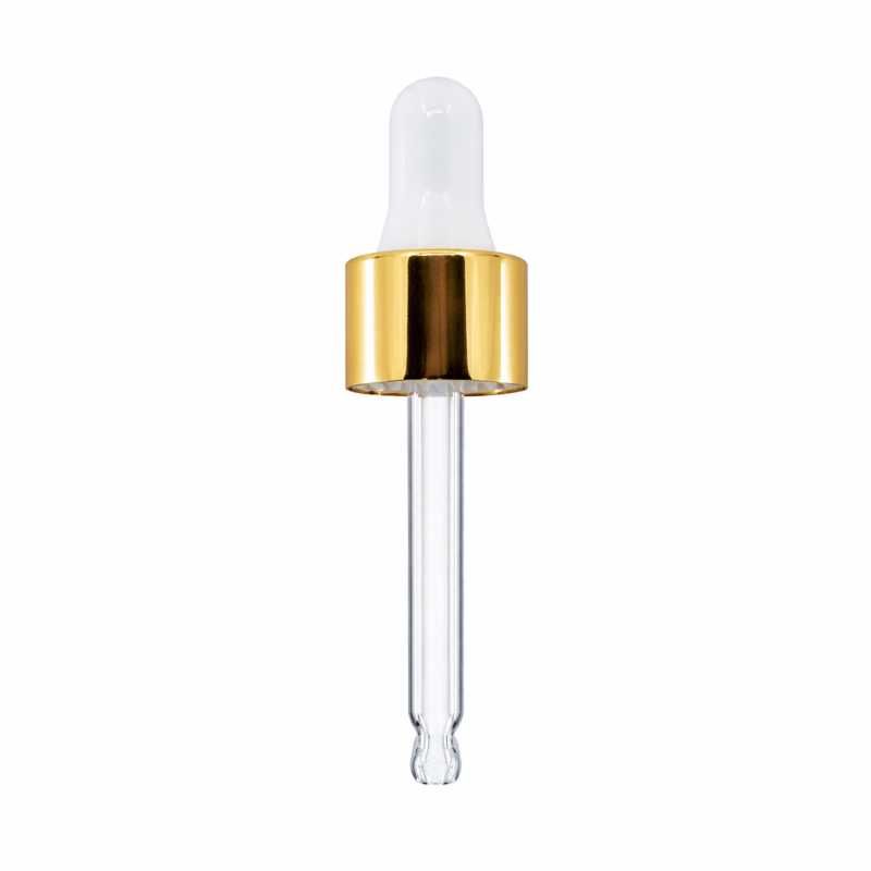 Gotero, blanco dorado, 56 mm