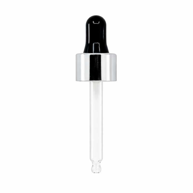 Gotero, negro plata, 53 mm