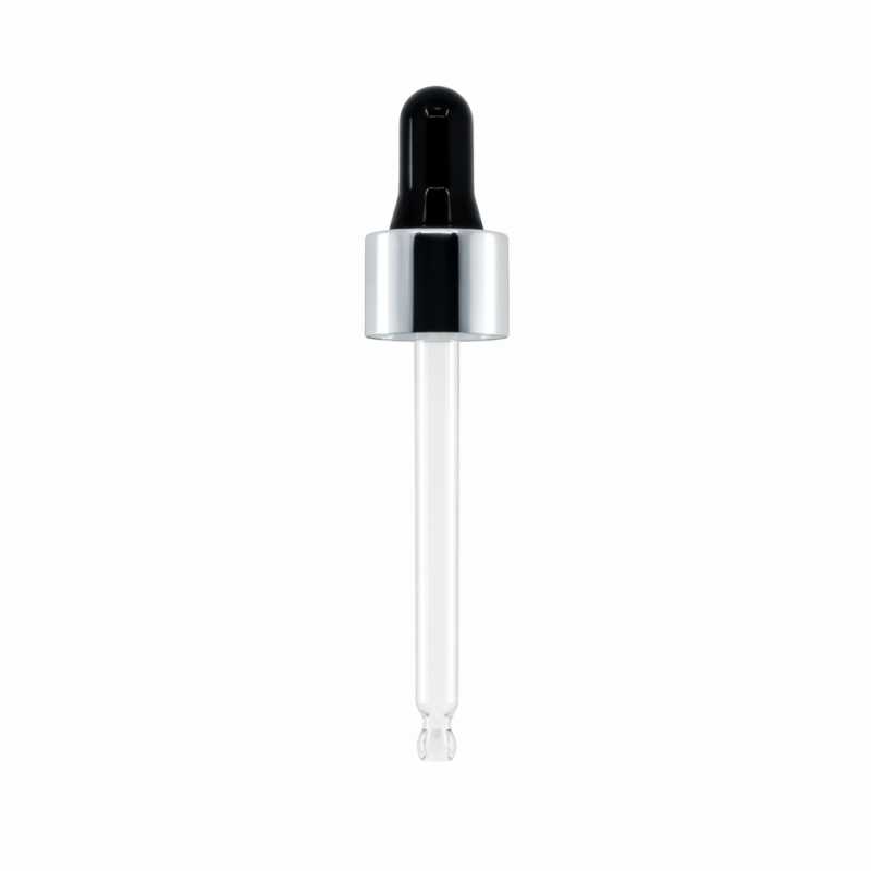 Gotero, negro plateado, 71 mm