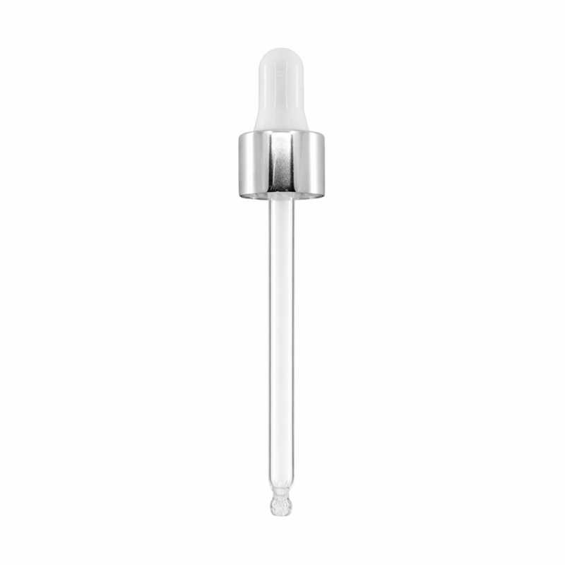 Cuentagotas, plata brillante, 103 mm