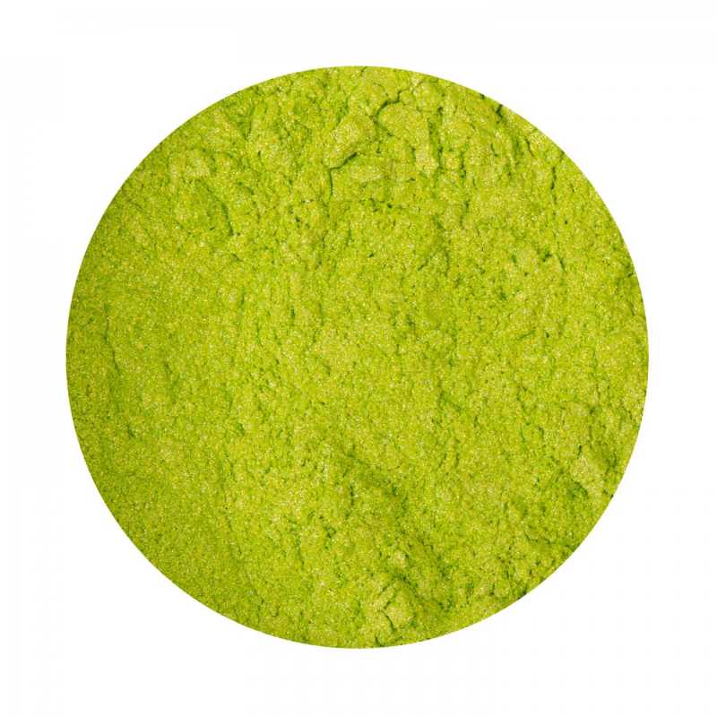 Polvo de pigmento de mica, Lime, 200 g