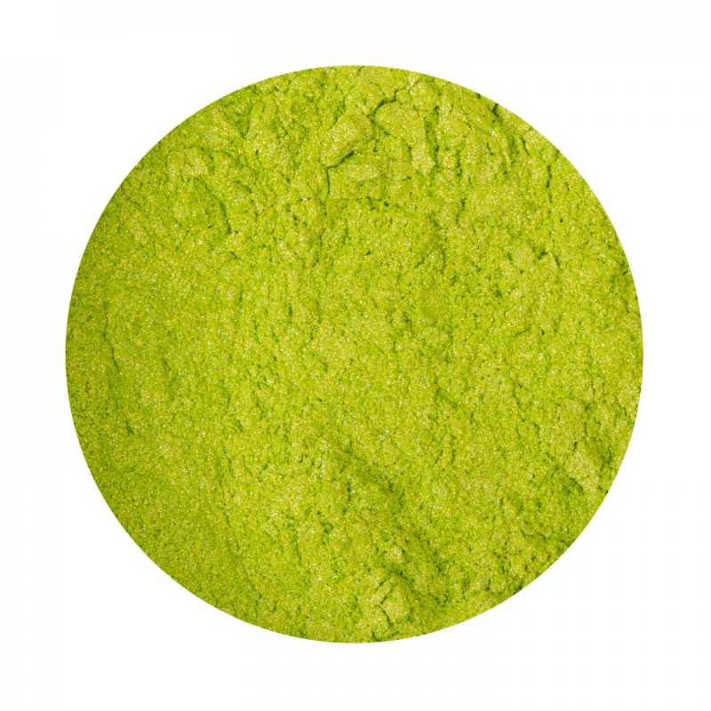 Pigmento en polvo MICA, Lime, 50 g