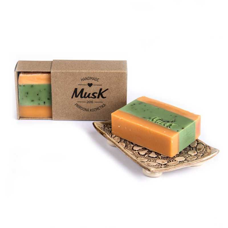 Jabón sólido, frescor de naranja, 100 g