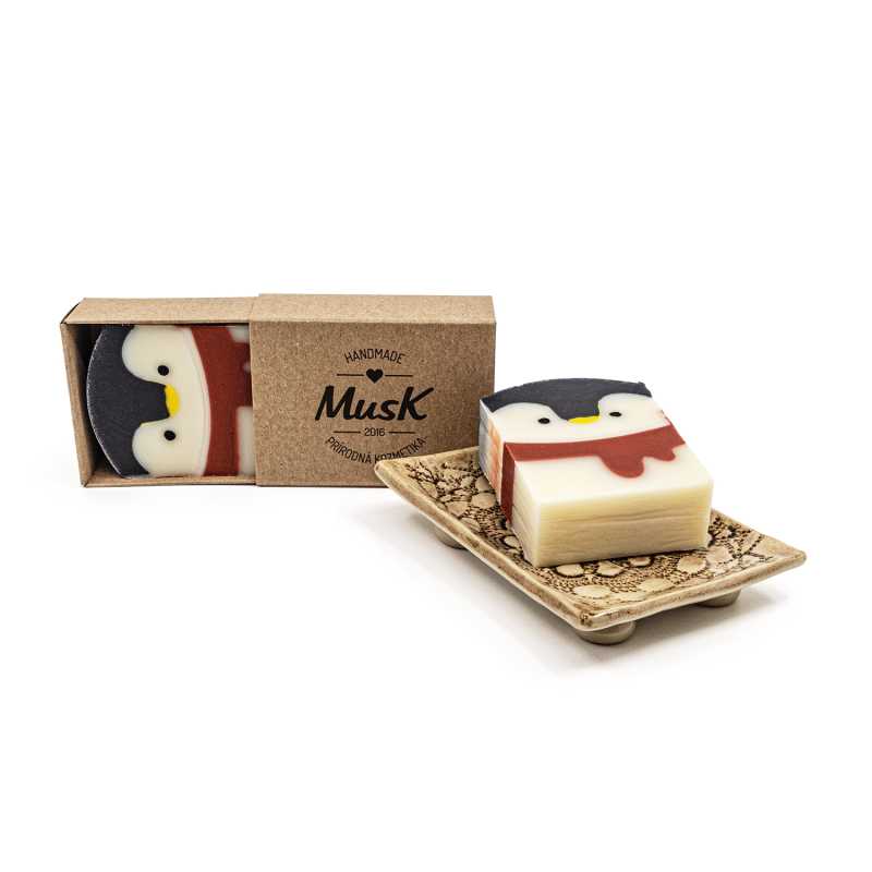 Jabón, MušK, Pingüino, 90 g