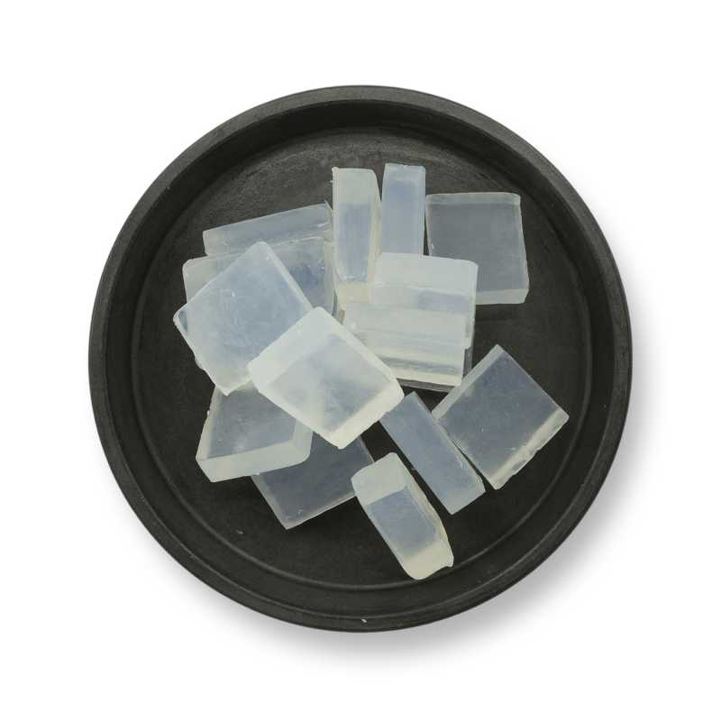 Base de jabón fundir y verter, no sudor, transparente, 1 kg