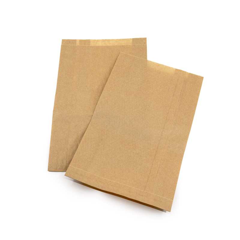 Bolsa de papel, fondo rectangular, 18x6x29 cm