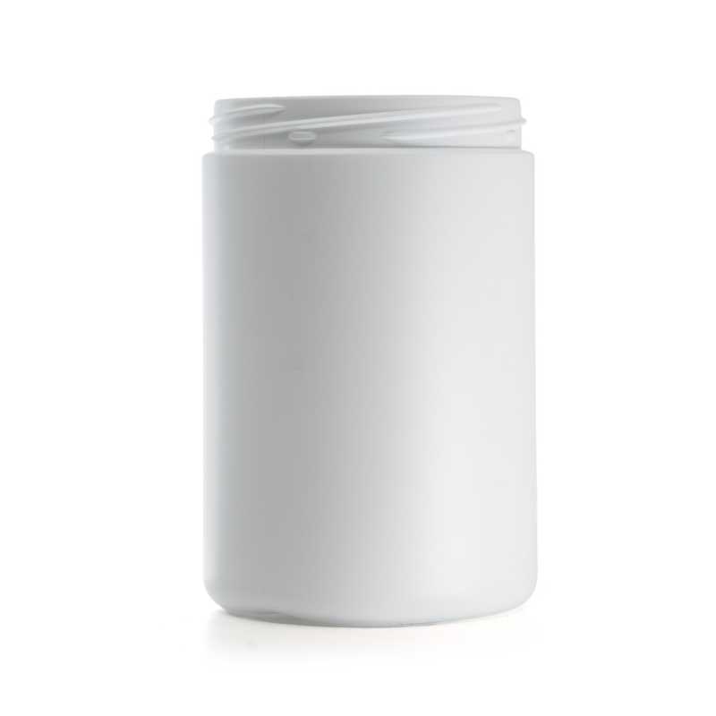 Tarra de plástico blanca, HDPE, 1 l