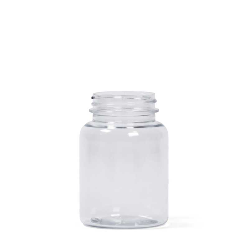 Envase de plástico para pastillas, transparente, 150 ml