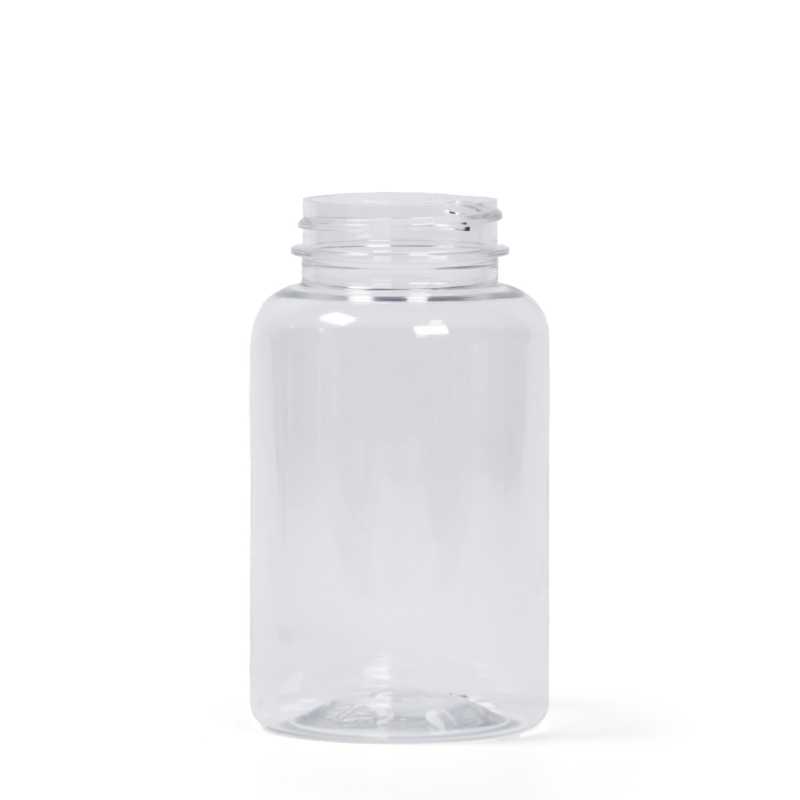 Envase plástico para pastillas, transparente, 250 ml