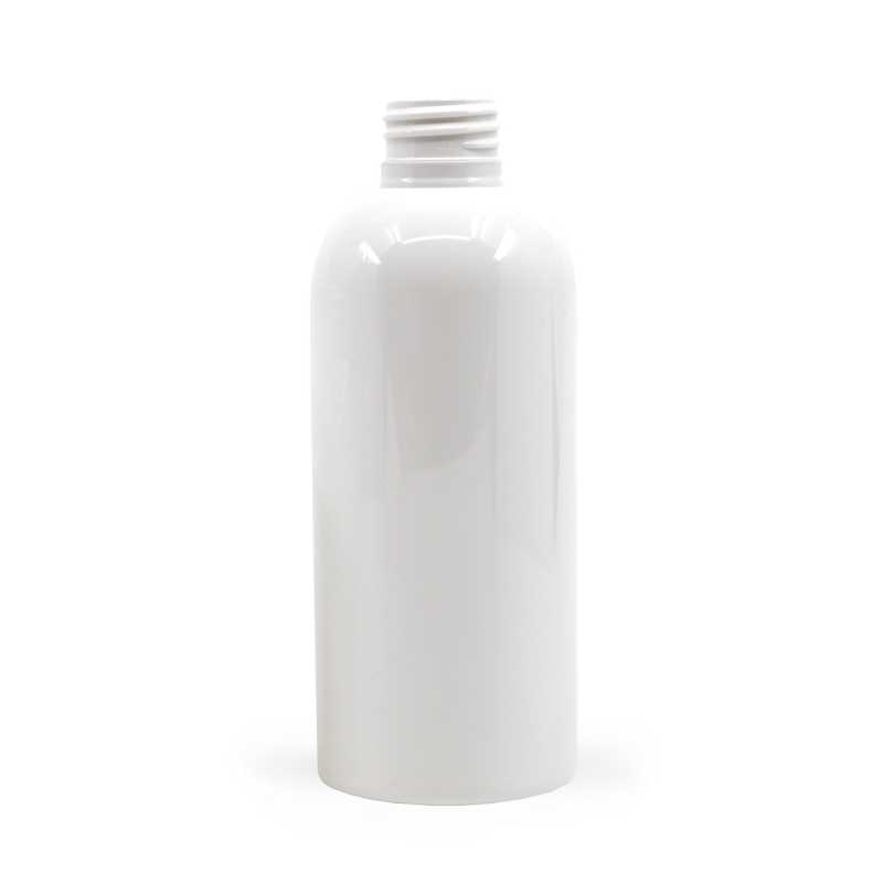Botella de plástico blanca, 24/410, sin cierre, 300 ml