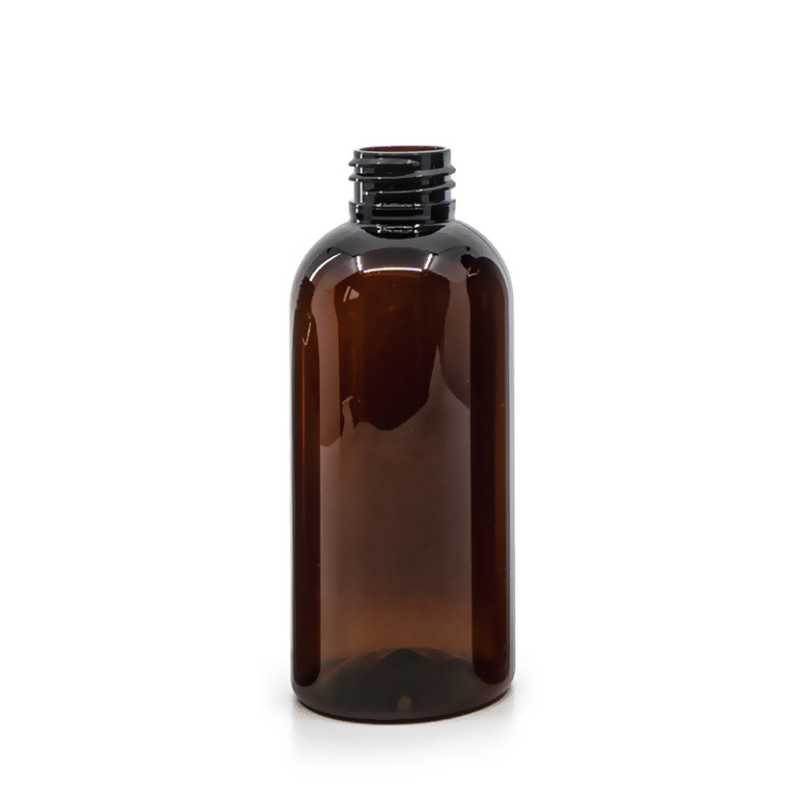 Botella de plástico marrón, 24/410, 150 ml