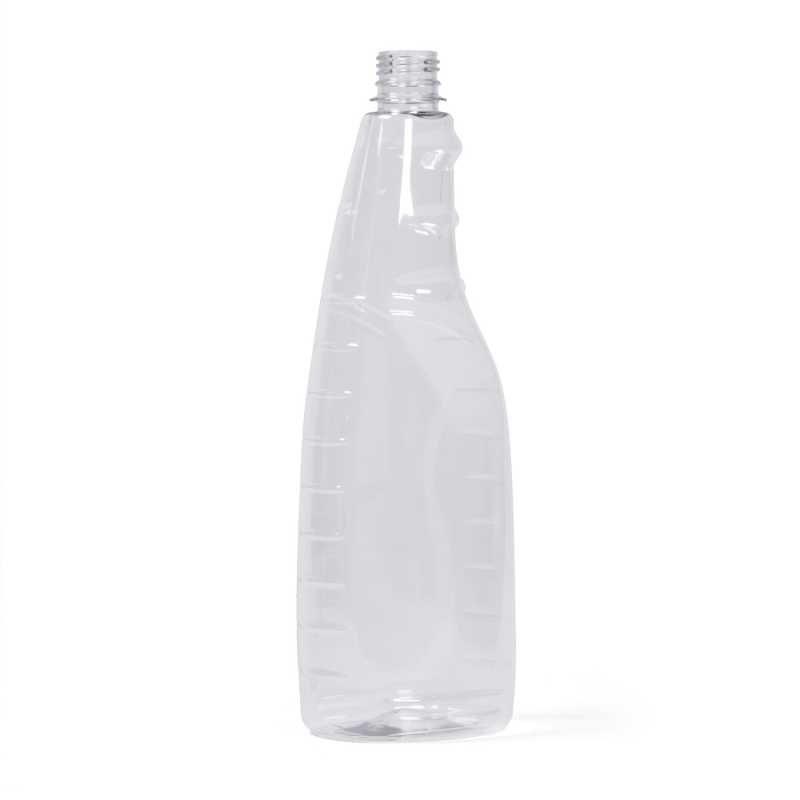 Botella de plástico transparente para detergente, 1 l