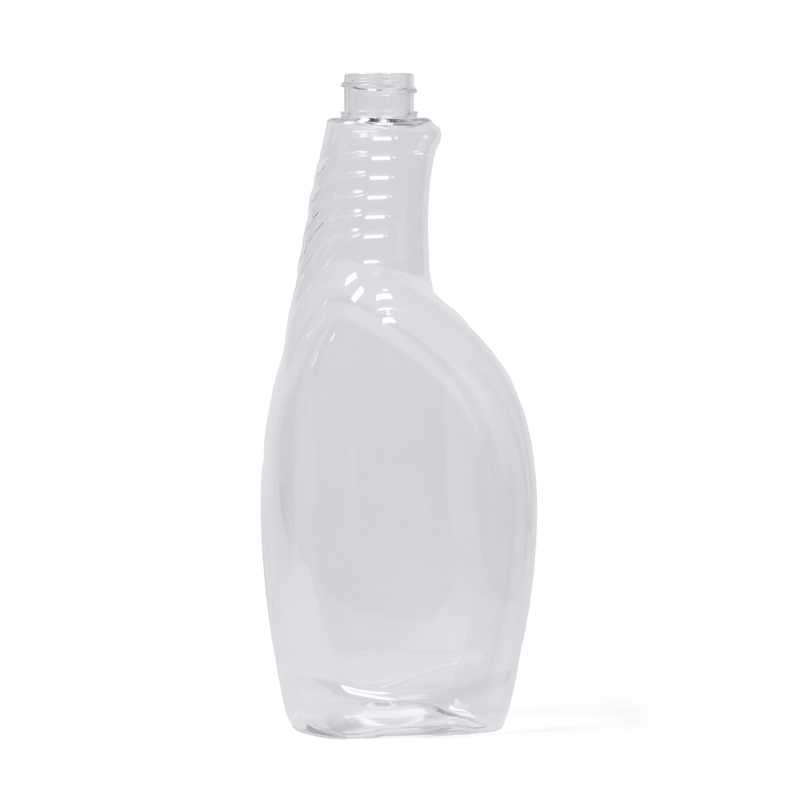 Botella de plástico transparente para detergentes, 750 ml