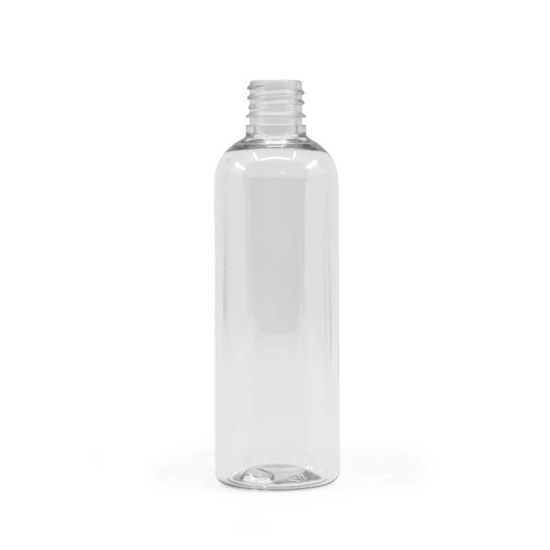 Botella plástica, transparente, 100 ml