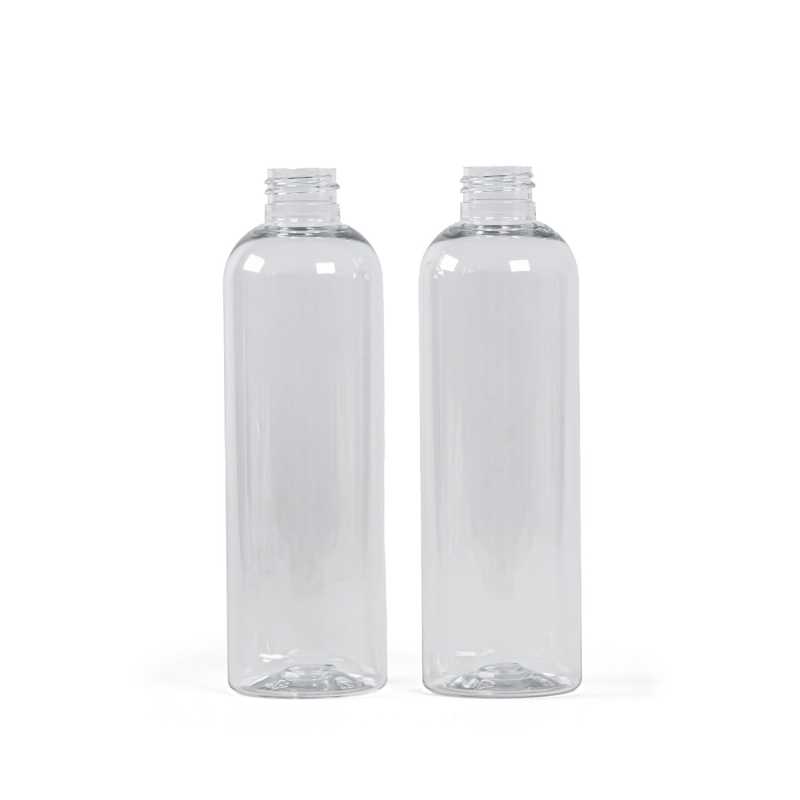 Botella de plástico transparente, 250 ml, 180 uds