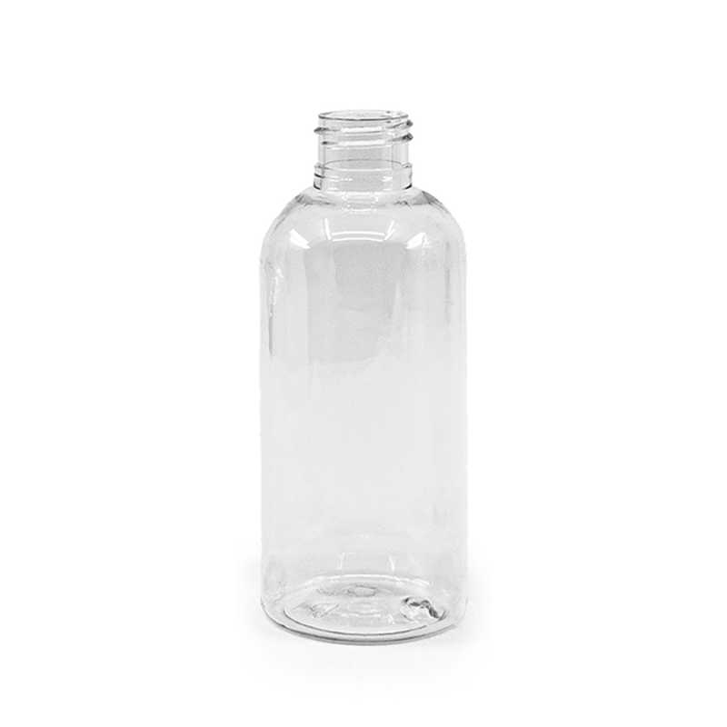 Botella de plástico transparente, 150 ml, sin cierre