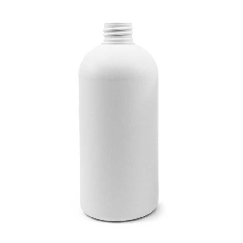 Botella de plástico HDPE 28/410, blanca, 500 ml