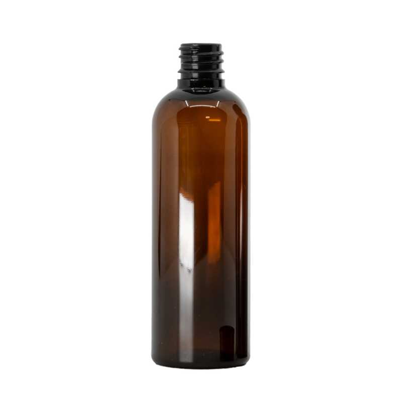 Botella de plástico, ámbar, 100 ml