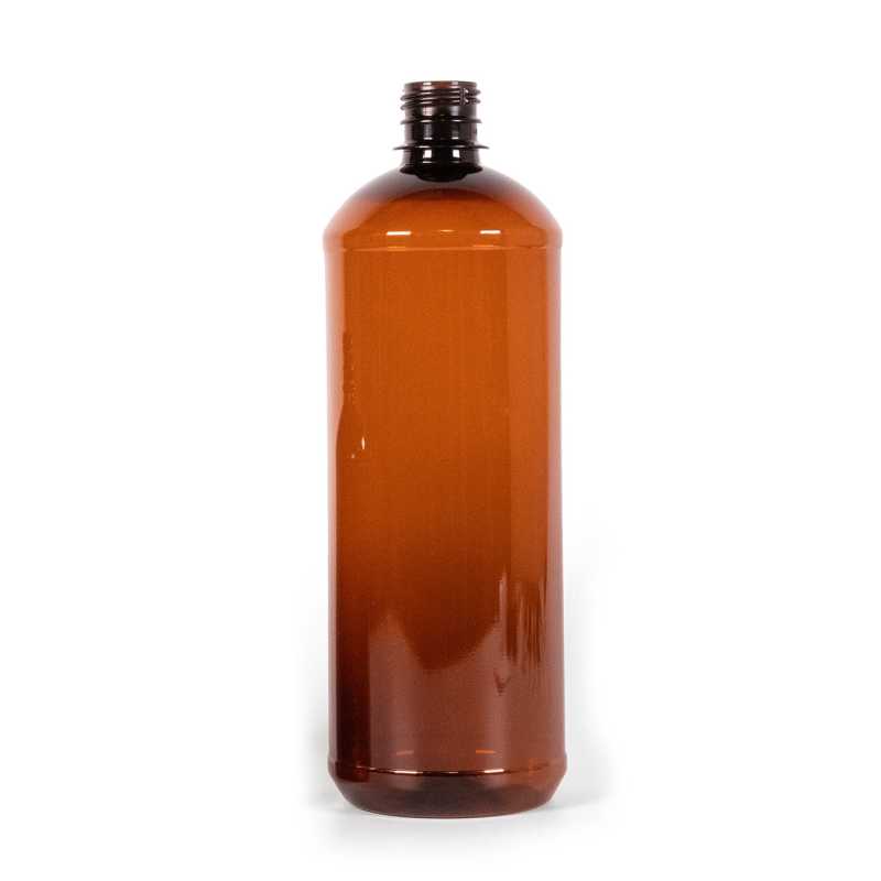 Botella de plástico marrón, 1000 ml