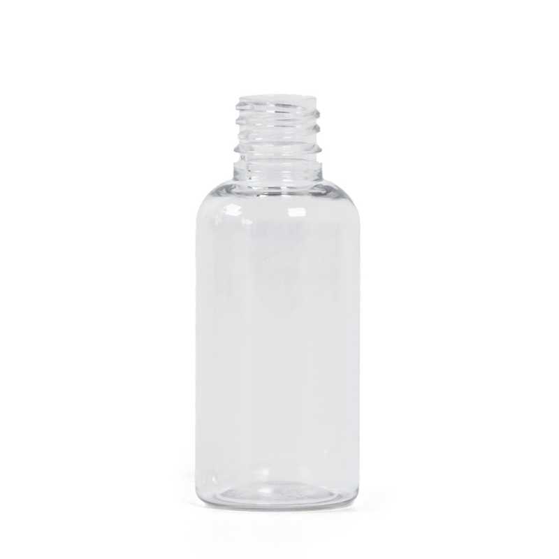 Botella de plástico transparente, 50 ml