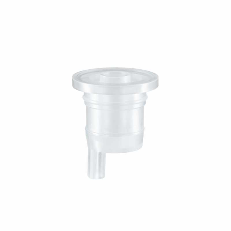 Inserto cuentagotas de plástico para frascos de vidrio, 18 mm, corto