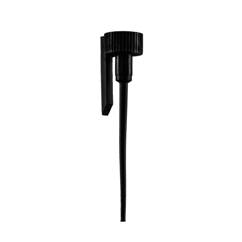Tapón negro con aplicador, 2-3 ml, tester cosmético de vidrio