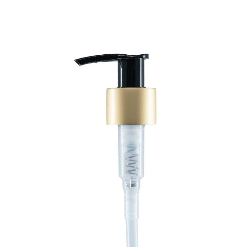 Dosificador, loción, negro, dorado mate, 24/410, 220 mm