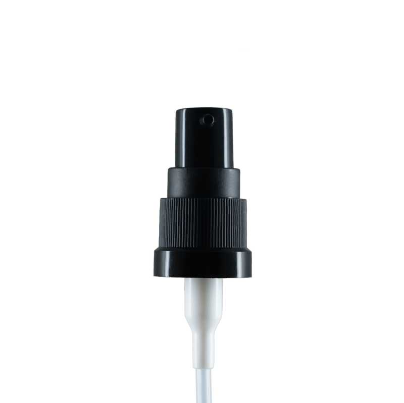 Dispensador de aceite de plástico, negro, 18 mm