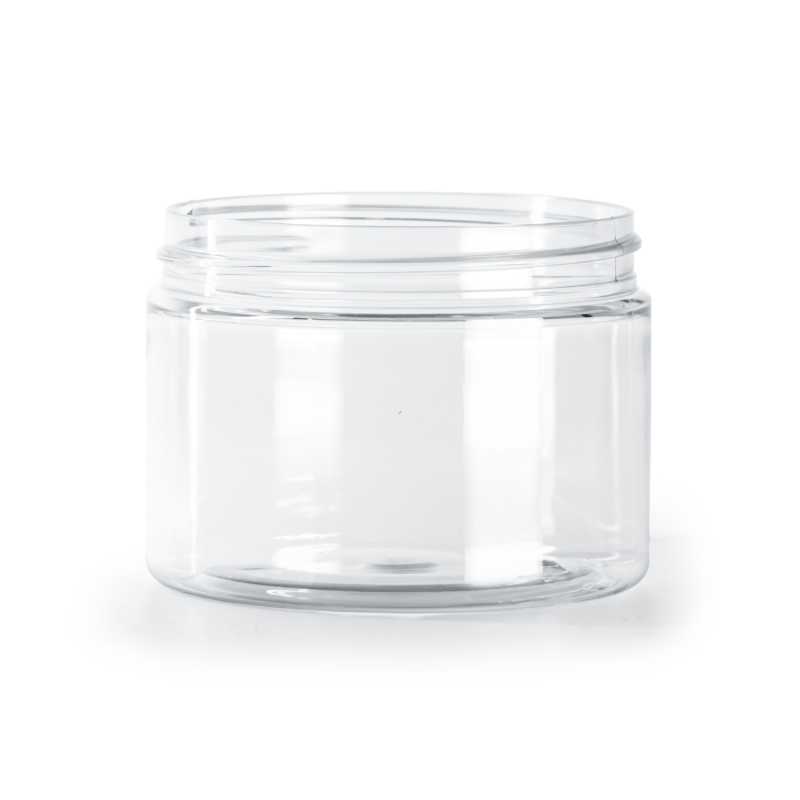 Tarro plástico, transparente, 150 ml