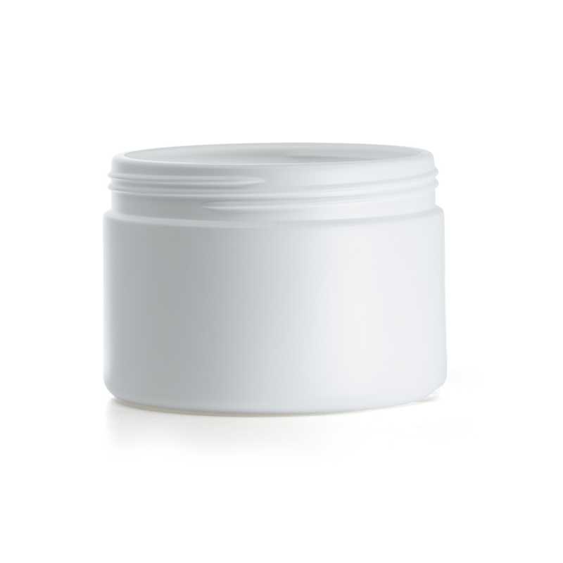 Tarro de plástico, blanco, 250 ml