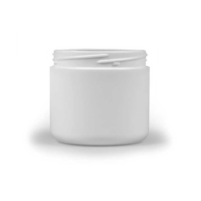 Tarro de plástico, blanco, 500 ml