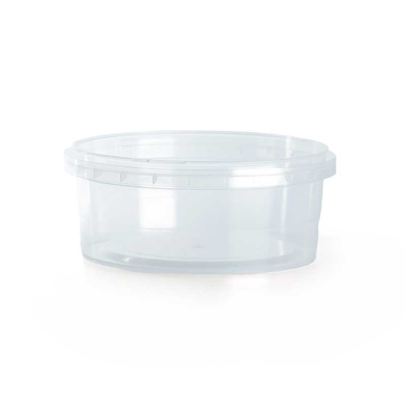 Envase plástico, transparente, 150 ml