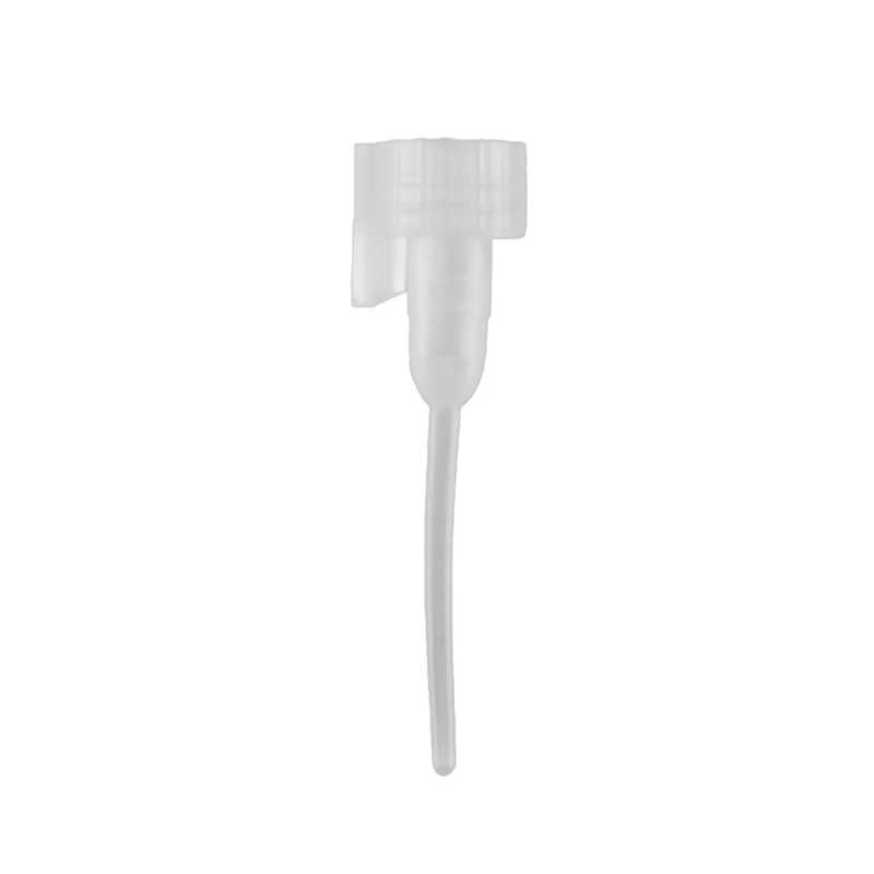 Tapón transparente con aplicador para tester cosmético de vidrio 1 ml