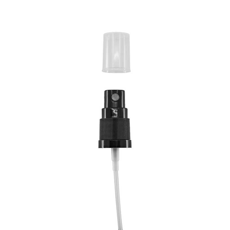 Pulverizador, negro, 18/415, tubo 115 mm
