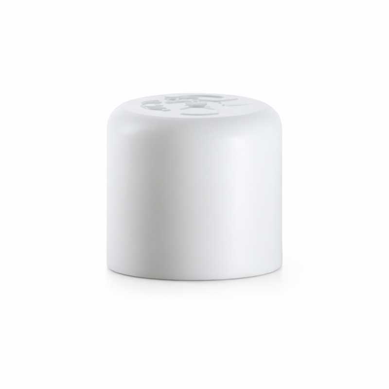 Tapón de plástico, blanco, 18/410
