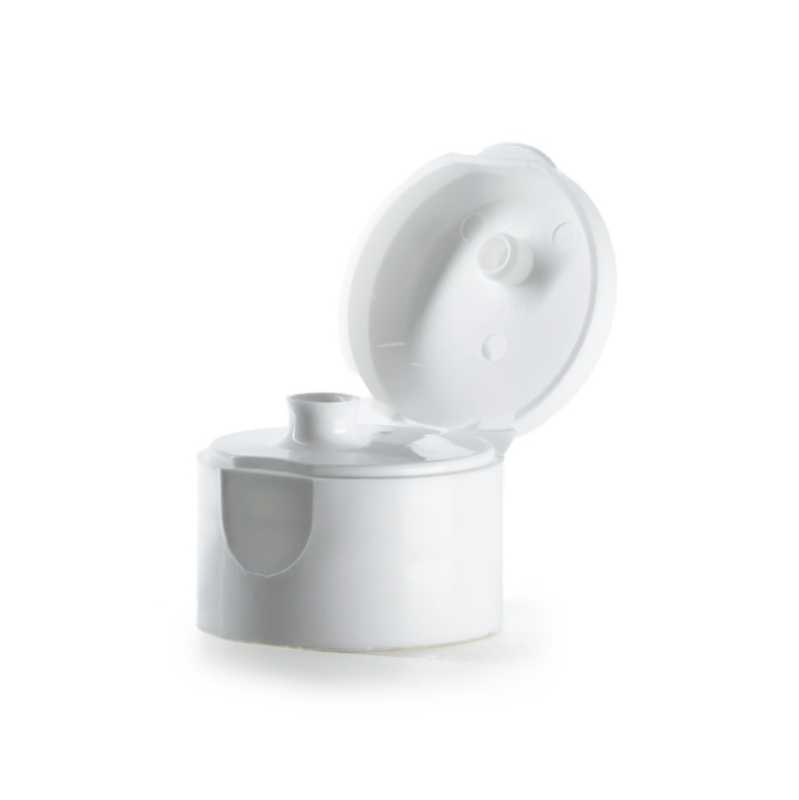 Tapa para botella, plástico, blanco, 28/410