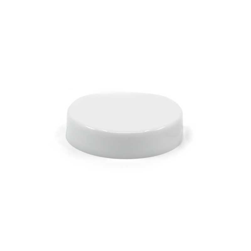 Tapa de plástico, blanco, 37 mm