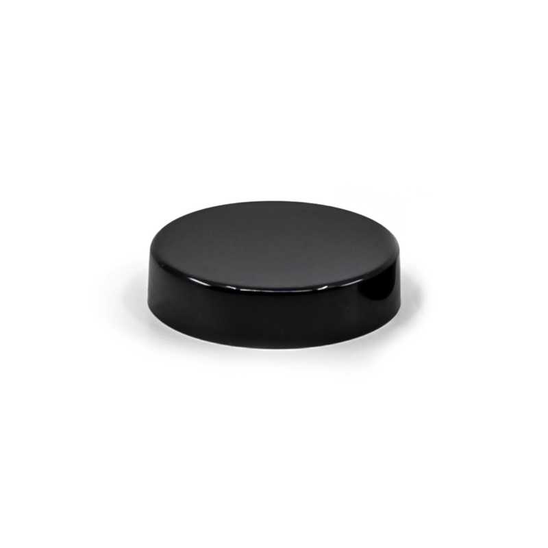 Tapa plástica, negra, 37 mm