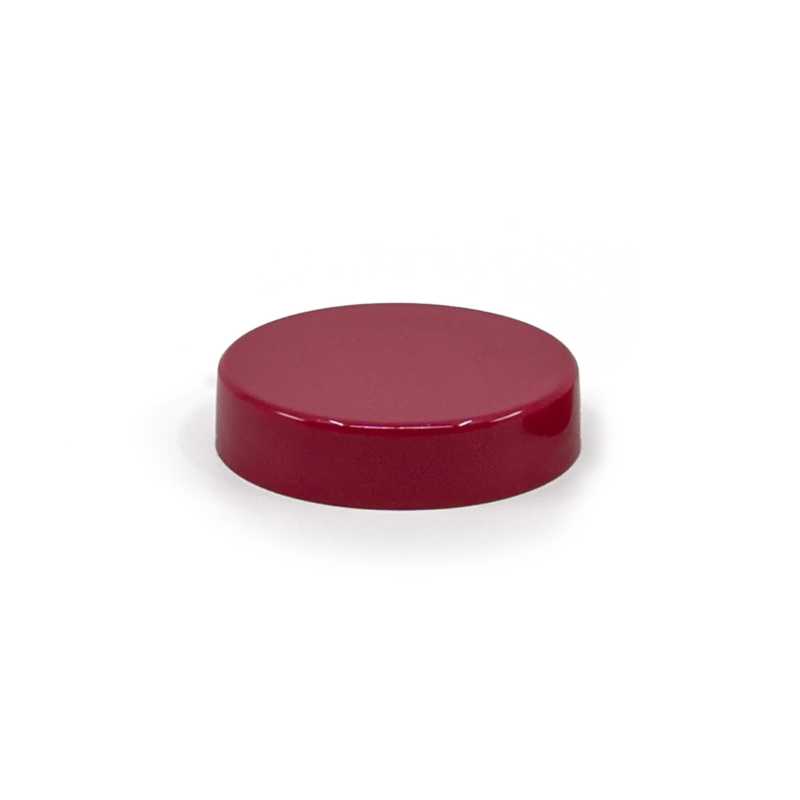 Tapón de plástico, rosa, 37 mm